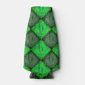 Xadrez verde falsa grama ou folhas de coqueiro. flesjeskoeler (Voorkant)