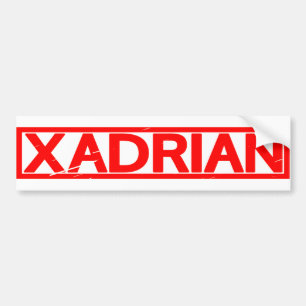Xadrian Stamp Bumpersticker
