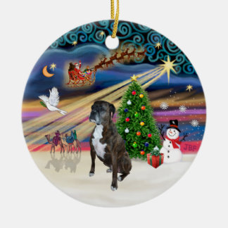 Xams Magic - Boxer (tigermetaal 2) Keramisch Ornament
