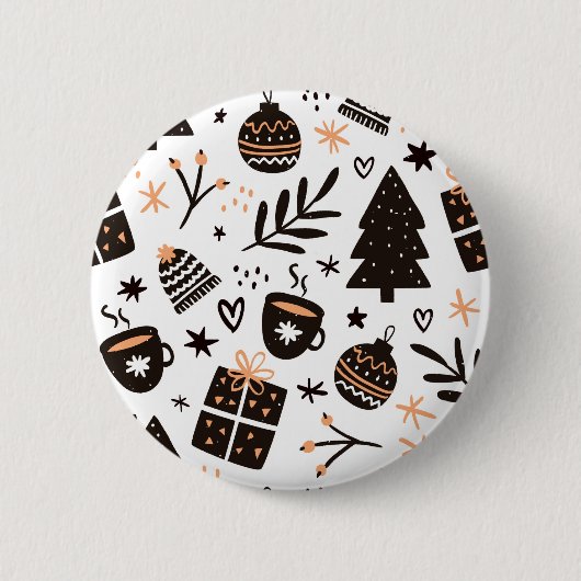 xams pattrens ronde button 5,7 cm (Voorkant)
