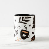 xams pattrens tweekleurige koffiemok (Center)