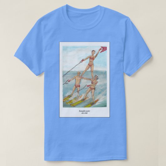 Xanad Water Ski Club T-shirt (Design voorkant)