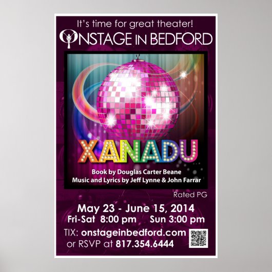 XANADU-Poster Poster (Voorkant)