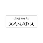 "Xanadu" Rubberen stempel (Afrduk)