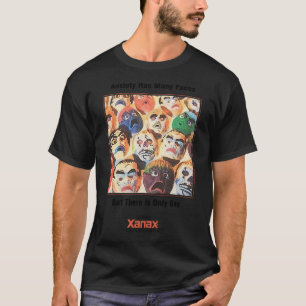 Xanax angst heeft vele gezichten, maar er is slech t-shirt
