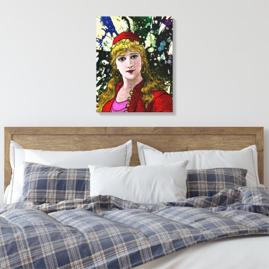 Xanthyra van Michael Moffa Canvas Afdruk (Insitu (Slaapkamer))