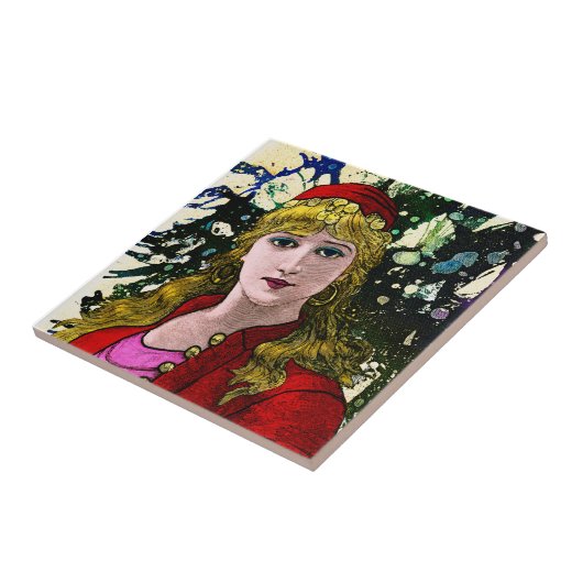 Xanthyra van Michael Moffa Tegeltje (Zijkant)