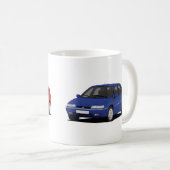 Xantia - 90s Franse Sedan Koffiemok (Voorkant rechts)