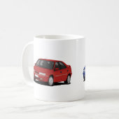 Xantia - 90s Franse Sedan Koffiemok (Voorkant links)