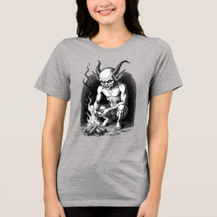 Xaphan laat de oven-demon vuur spuwen Tri-Blend shirt