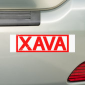 Xava Stamp Bumpersticker (Op auto)