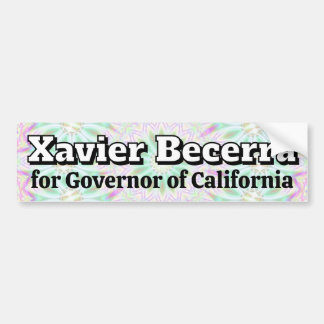 Xavier Becerra als gouverneur van Californië  Bumpersticker