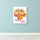 Xavier Family Crest Canvas Afdruk (Insitu (Houten vloer))