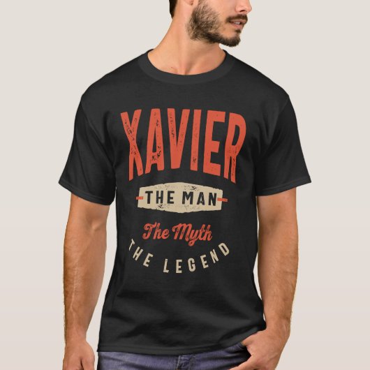 Xavier Name Funny Personalized Birthday Xavier T-shirt (Voorkant)