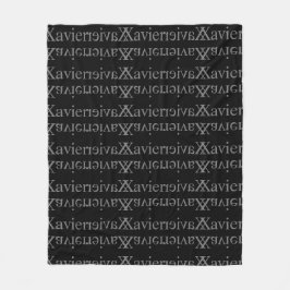 Xavier Personalized Blanket Fleece Deken
