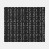 Xavier Personalized Blanket Fleece Deken (Voorkant (Horizontaal))