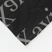 Xavier Personalized Blanket Fleece Deken (Hoek)
