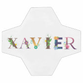 XAVIER Voornaam Elegant geborduurd Voetbal (Enkel)