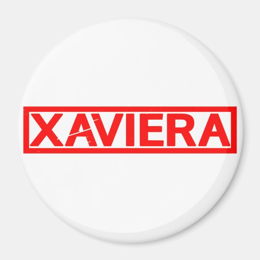 Xaviera Stamp Magneet (Voorkant)