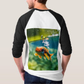 Xbox Logo met Neon Green Smoke T-Shirt Design. (Achterkant)