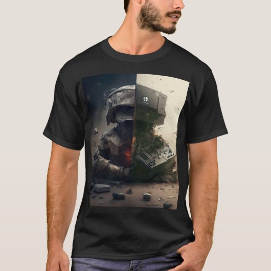 Xbox vs PlayStaytion T-shirt (Voorkant)