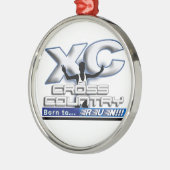 XC BORN AAN RUN CROSS LAND LOGO METALEN ORNAMENT (Links)