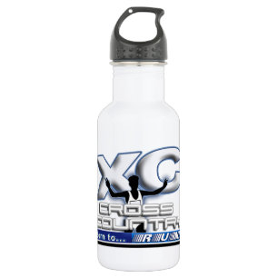 XC BORN AAN RUN CROSS LAND LOGO WATERFLES