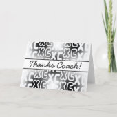 XC Cross Country Coach Bedankkaart (Voorkant)