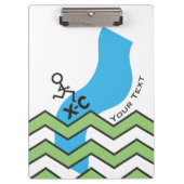 XC Cross Country Hardlopen Klembord (Voorkant)