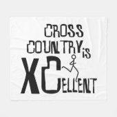 XC Cross Country Runing XCellent © Fleece Deken (Voorkant (Horizontaal))