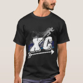XC Cross Country Runner Coaches Trainers Team Run T-shirt (Voorkant)