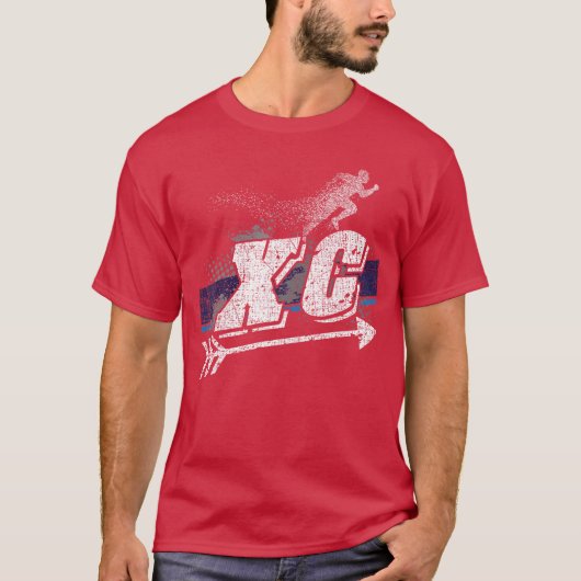 XC Cross Country Runner Open Air Individualeam Spo T-shirt (Voorkant)