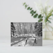 XC Greetings van Tahoe. Briefkaart (Staand voorkant)