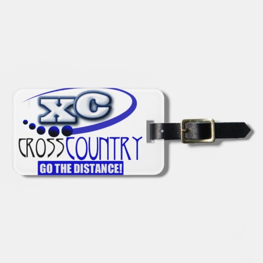 XC KROSS LAND GAAT DE AFSTAND BAGAGELABEL (Voorkant horizontaal)