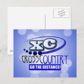 XC KROSS LAND GAAT DE AFSTAND BRIEFKAART (Voorkant / Achterkant)