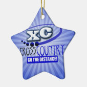 XC KROSS LAND GAAT DE AFSTAND KERAMISCH ORNAMENT (Links)