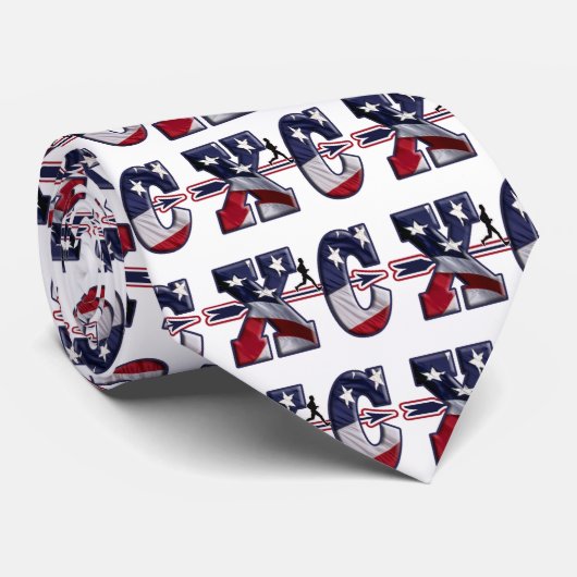 XC KROSS LAND PATRIOTIC USA FLAG STROPDAS (Opgerold)