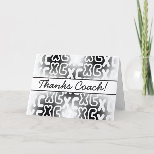 XC Landenoverschrijdende codering Bedankkaart (Voorkant)