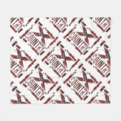 XC Landoverschrijdende landloper Fleece Deken (Voorkant (Horizontaal))