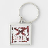 XC Landoverschrijdende landloper Sleutelhanger (Voorkant)