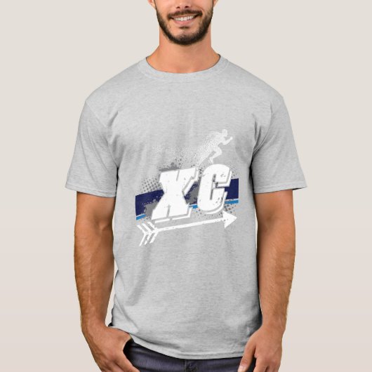 XC Landoverschrijdende landloper T-shirt (Voorkant)