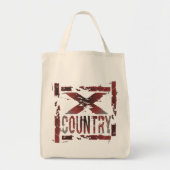 XC Landoverschrijdende landloper Tote Bag (Voorkant)