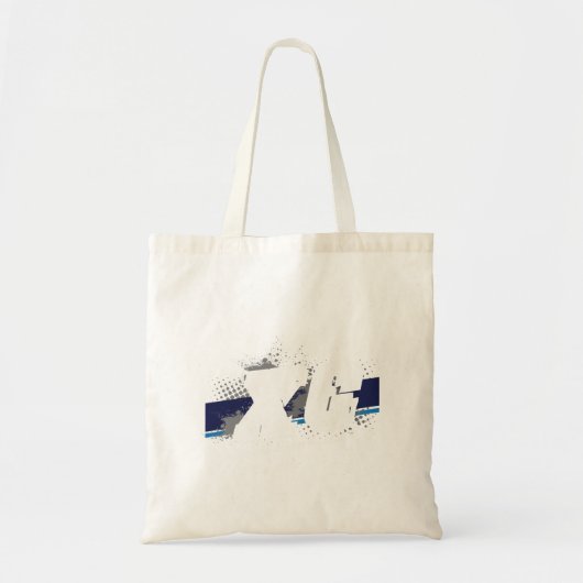 XC Landoverschrijdende landloper Tote Bag (Voorkant)
