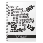 XC Landoverschrijdende uitvoering Notitieboek (Voorkant)