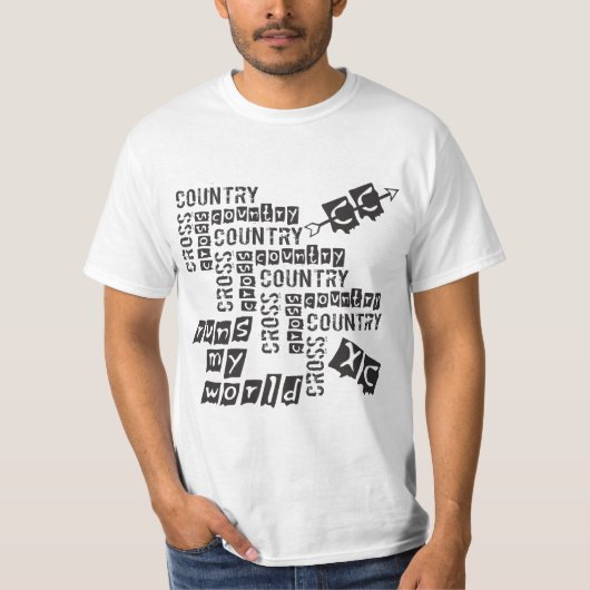 XC Landoverschrijdende uitvoering T-shirt (Voorkant)
