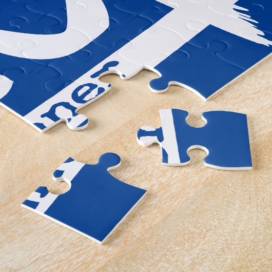 XC-loper - Land dat over land loopt Legpuzzel (Zijkant)