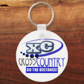 XC MOTTO - Ga de Afstand - KRUISLAND Sleutelhanger (Voorkant)