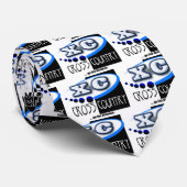 XC MOTTO - Ga de Afstand - KRUISLAND Stropdas (Opgerold)