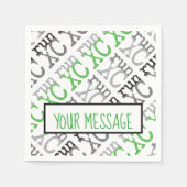 XC run - Cross-country Running Paper Napkins Servet (Voorkant)