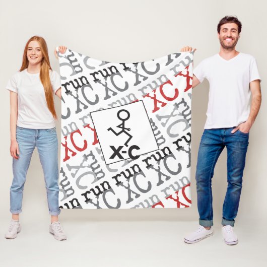 XC run - land overschrijdend Fleece Deken (In situ)